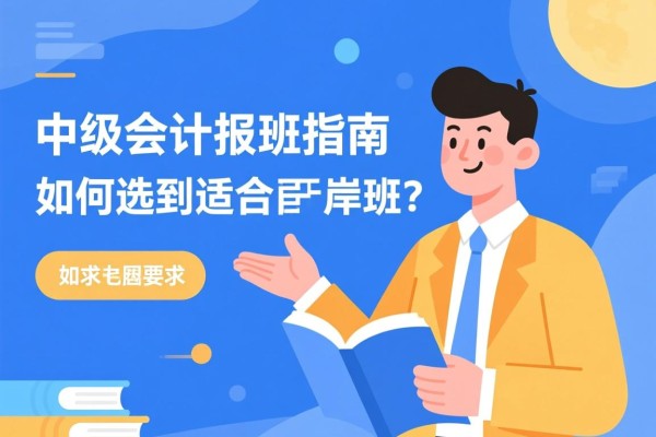 中级会计报班指南,如何选到适合自己的上岸班? 中级会计报班指南,如何选到适合自己的上岸班?