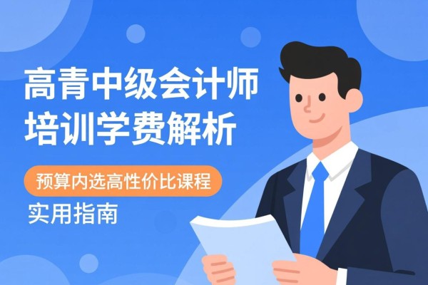 高青中级会计师培训学费解析，预算内选高性价比课程的实用指南