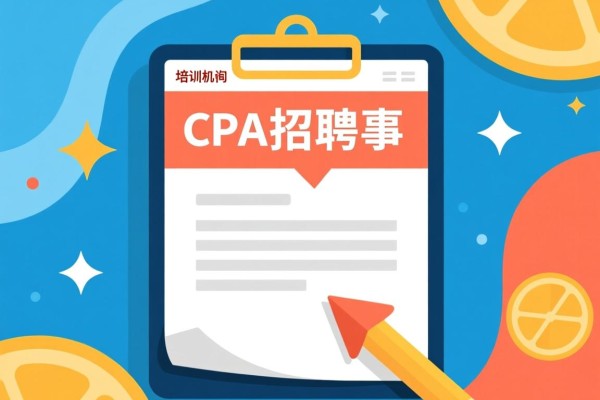 培训机构CPA招聘启事