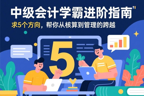 中级会计学霸进阶指南，这5个方向，帮你从核算到管理的跨越