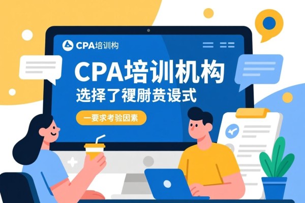 CPA培训机构选择的重要性及其考量因素