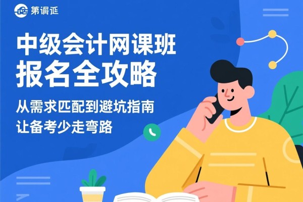中级会计网课班报名全攻略，从需求匹配到避坑指南，让备考少走弯路