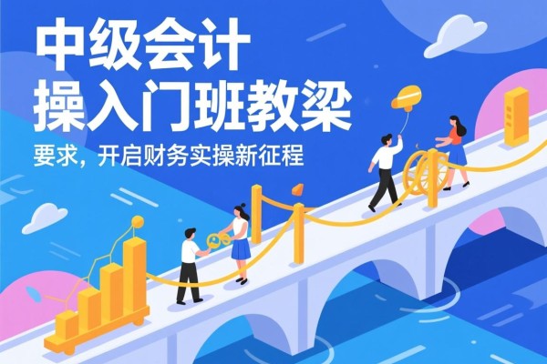 中级会计实操入门班教材，搭建理论与实战的桥梁，开启财务实操新征程