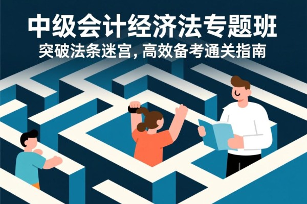 中级会计经济法专题班，突破法条迷宫，高效备考通关指南