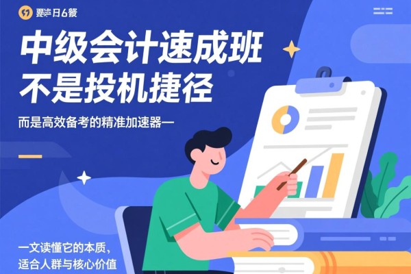 中级会计速成班,不是投机捷径,而是高效备考的精准加速器—一文读懂它的本质、适合人群与核心价值 中级会计速成班,不是投机捷径,而是高效备考的精准加速器—一文读懂它的本质、适合人群与核心价值