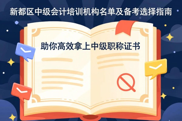 新都区中级会计培训机构名单及备考选择指南，助你高效拿下中级职称证书