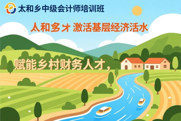 太和乡中级会计师培训班，赋能乡村财务人才，激活基层经济活水
