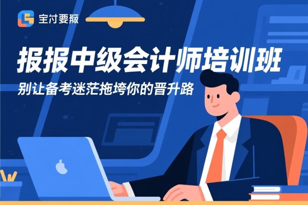 报个中级会计师培训班，别让备考迷茫拖垮你的晋升路