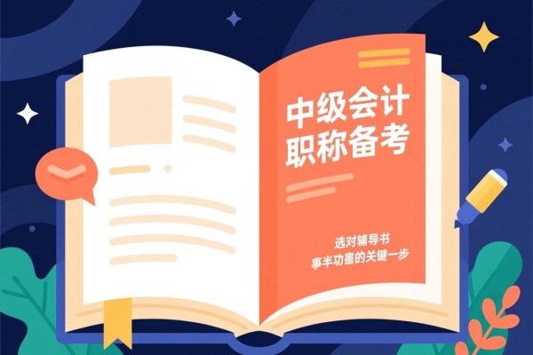 中级会计职称备考，选对辅导书，事半功倍的关键一步