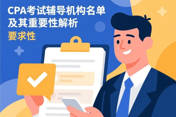 CPA考试辅导机构名单及其重要性解析