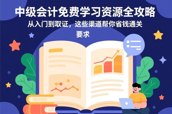 中级会计免费学习资源全攻略，从入门到取证，这些渠道帮你省钱通关