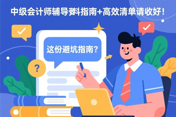 中级会计师辅导资料怎么选？这份避坑指南+高效清单请收好！
