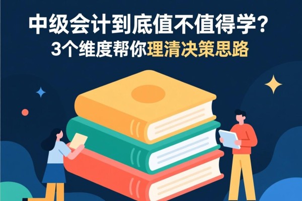 中级会计到底值不值得学？3个维度帮你理清决策思路
