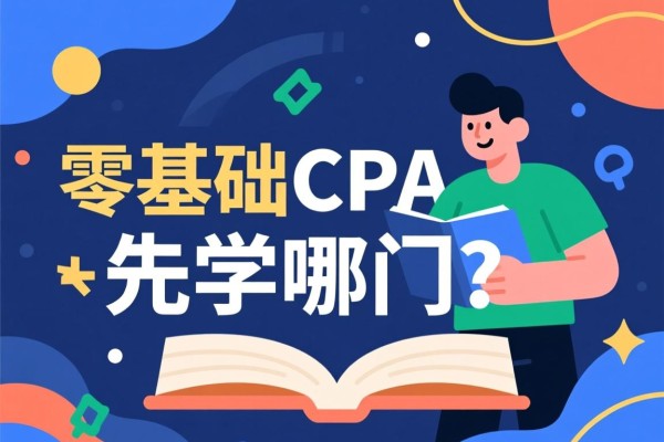 零基础CPA先学哪门？
