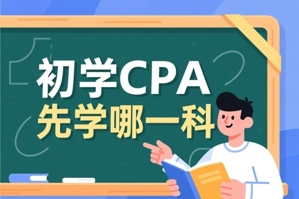 初学CPA，先学哪一科？
