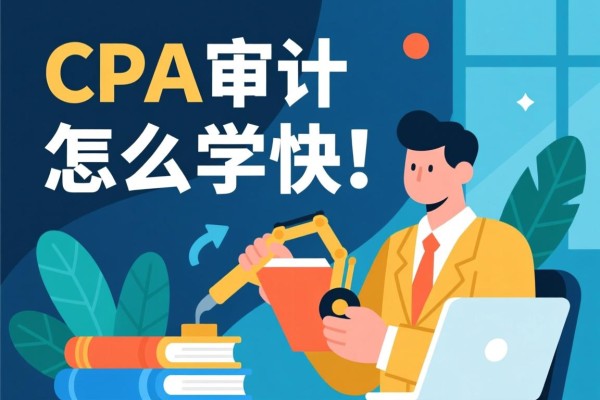 CPA审计怎么样学快
