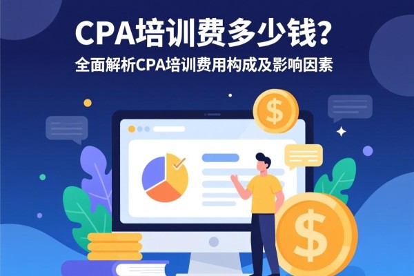 CPA培训费多少钱？全面解析CPA培训费用构成及影响因素