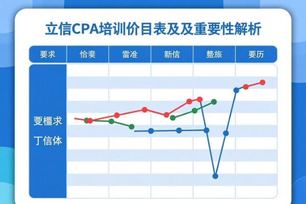 立信CPA培训价目表及其重要性解析