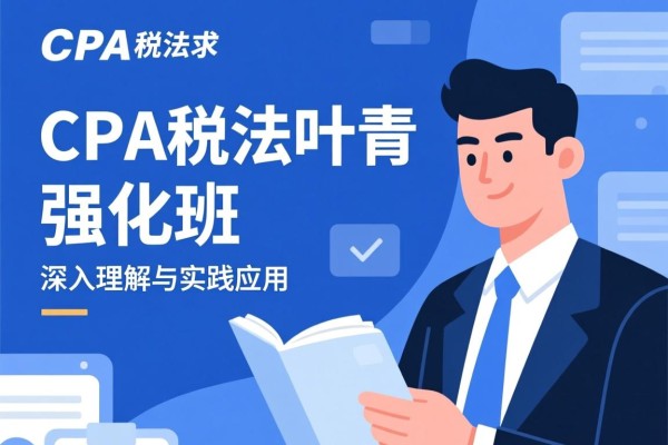 CPA税法叶青强化班，深入理解与实践应用