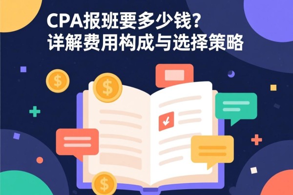 CPA报班要多少钱？详解费用构成与选择策略