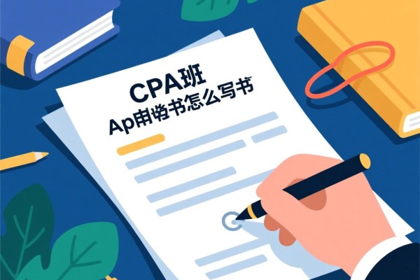 CPA班申请书怎么写