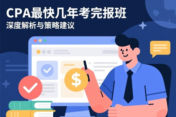 CPA最快几年考完报班，深度解析与策略建议