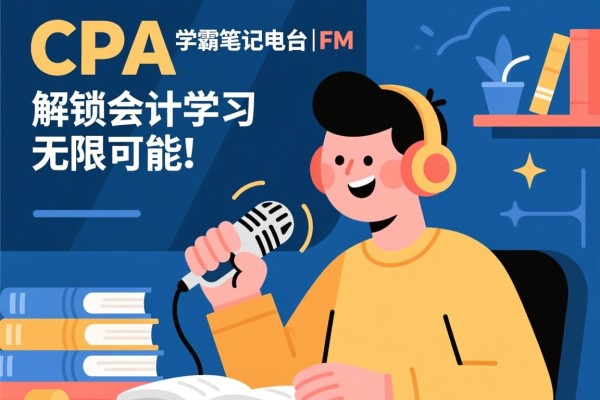 CPA学霸笔记电台FM，解锁会计学习的无限可能