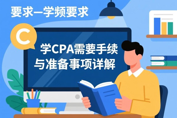 学CPA需要的手续与准备事项详解