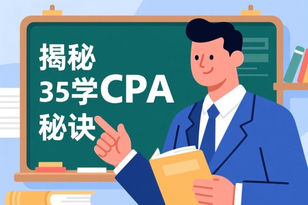 揭秘，35岁学CPA的秘诀