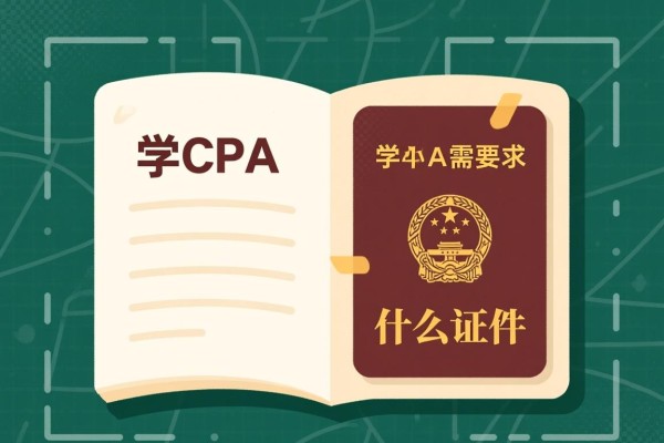 学CPA需要什么证件