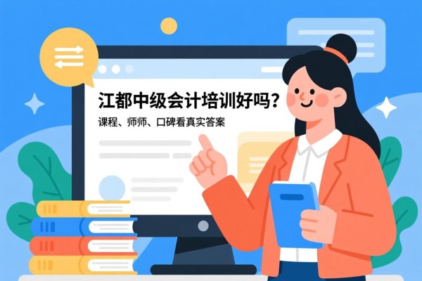 江都中级会计培训好吗？从课程、师资、口碑看真实答案