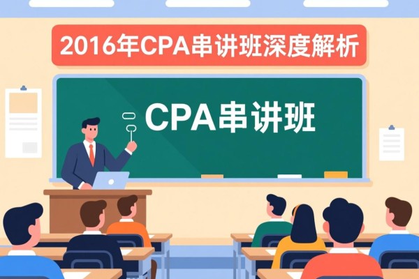 关于2016年CPA串讲班的深度解析