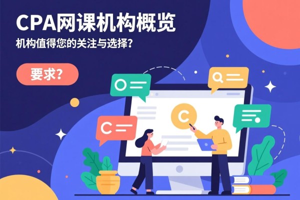 CPA网课机构概览，哪些机构值得您的关注与选择？
