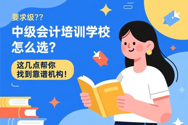 中级会计培训学校怎么选？这几点帮你找到靠谱机构！