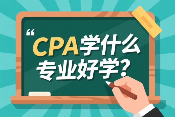 CPA学什么专业好学