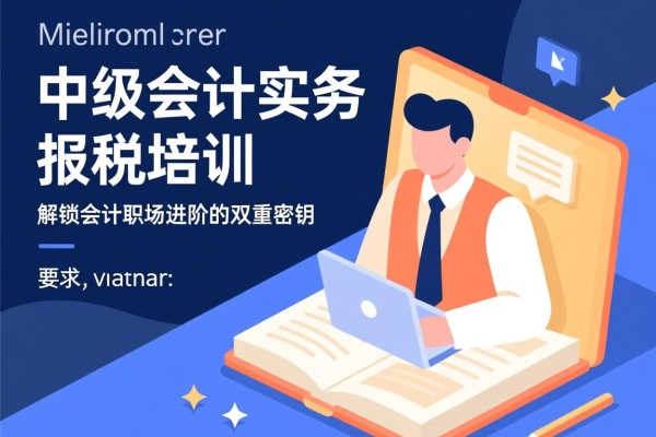 中级会计实务+报税培训，解锁会计职场进阶的双重密钥