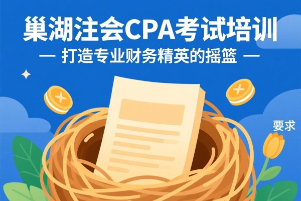 巢湖注会CPA考试培训，打造专业财务精英的摇篮