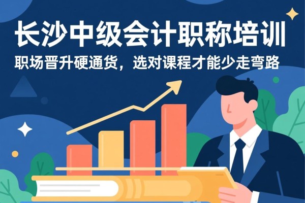 长沙中级会计职称培训，职场晋升的硬通货，选对课程才能少走弯路