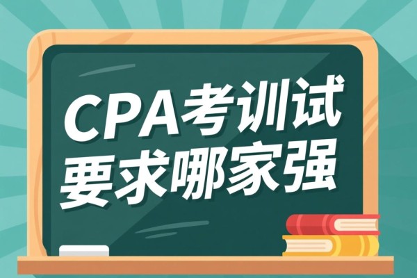 CPA培训考试哪家强
