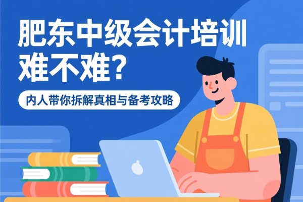 肥东中级会计培训难不难？内行人带你拆解真相与备考攻略