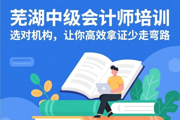 芜湖中级会计师培训，选对机构，让你高效拿证少走弯路
