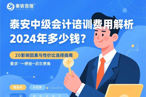 泰安中级会计培训费用解析，2024年多少钱？影响因素与性价比选择指南