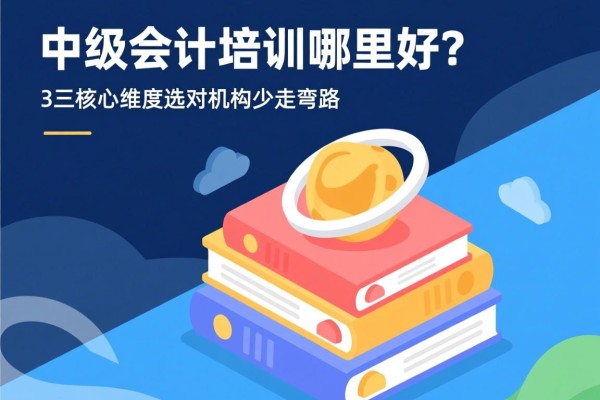 中级会计培训哪里好？从3个核心维度选对机构少走弯路