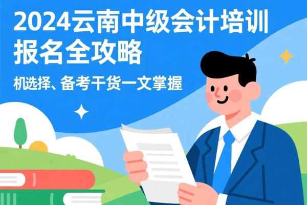 2024云南中级会计培训报名全攻略，流程、机构选择、备考干货一文掌握
