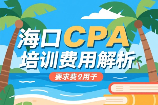 海口CPA培训费用解析