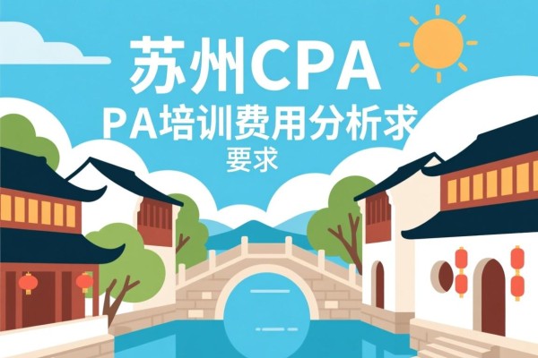 苏州CPA培训费用分析