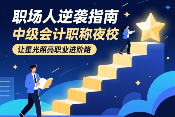 职场人逆袭指南，中级会计职称夜校，让星光照亮职业进阶路