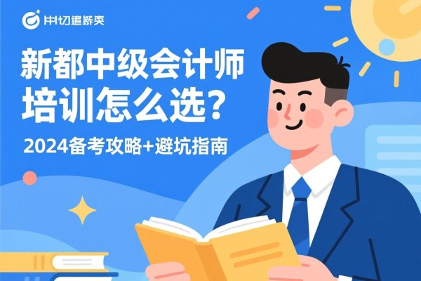 新都中级会计师培训怎么选？2024备考攻略+避坑指南