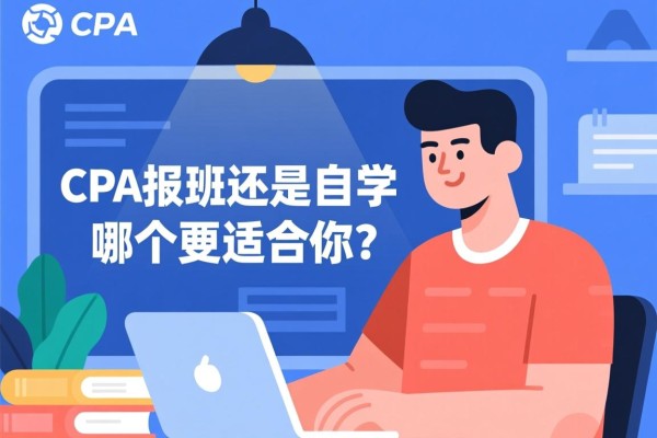 CPA报班还是自学，哪个更适合你？