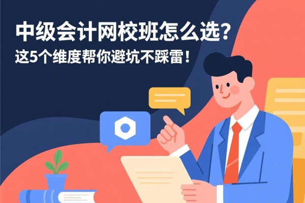 中级会计网校班怎么选？这5个维度帮你避坑不踩雷！